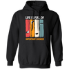 Life Is Full Of Important Choices, Retro Golf, Golfing Vintage Pullover Hoodie