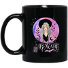 Beware, Mystery Girl, Love The Moon And Stars, Blink Background Black Mug