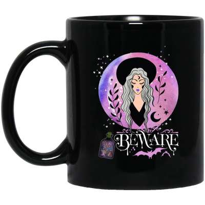 Beware, Mystery Girl, Love The Moon And Stars, Blink Background Black Mug