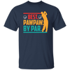 Best Pawpaw By Par, Love Golf, Golfing, Retro Golf Sport Unisex T-Shirt