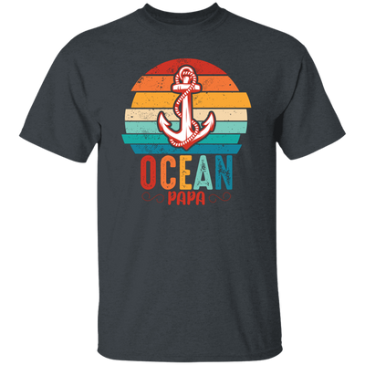 Ocean Papa, Retro Papa, Retro Ocean, Retro Anchor Unisex T-Shirt