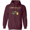 Limoncello Per Favore, Pimoncello Watercolor Pullover Hoodie