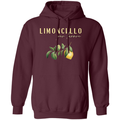 Limoncello Per Favore, Pimoncello Watercolor Pullover Hoodie