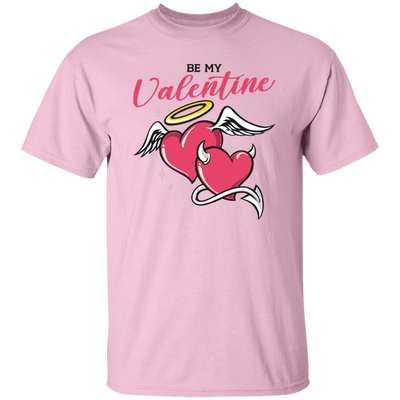 Be My Valentine, Heart Couple, Cupid Lover, Love Angle, Valentine's Day, Trendy Valentine Unisex T-Shirt