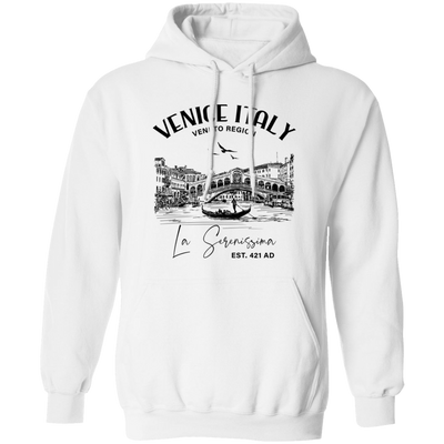 Venice Italy, Veneto Region, La Serenissima, EST 421 AD Pullover Hoodie