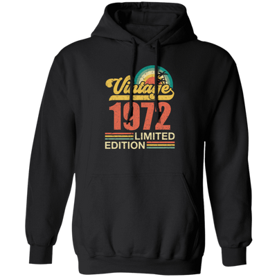 Hawaii 1972 Gift, Vintage 1972 Limited Gift, Retro 1972, Tropical Style Pullover Hoodie