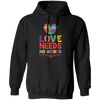 Love Needs No Words, Love Puzzle, My Love Pullover Hoodie