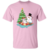 Funnny Santa, Merry Christmas Snow White, Santa In Pool, Trendy Halloween Unisex T-Shirt