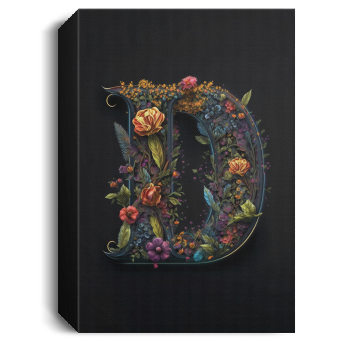 D Letter, Gift For Who Named D Letter, Classic D Gift Canvas