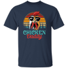 Chicken Daddy Gift, Love Retro Chicken, Father's Day Gift Unisex T-Shirt