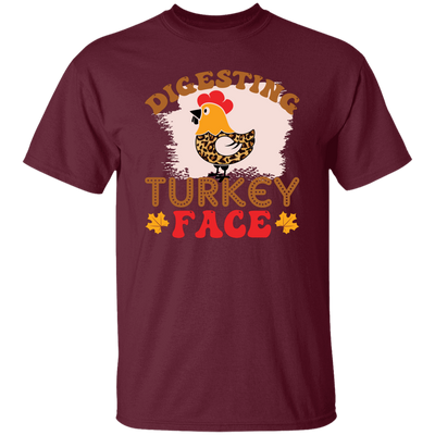 Digesting Turkey Face, Turkey_s Day, Thanksgiving Chicken Unisex T-Shirt