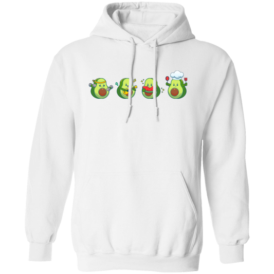 Avocado, Cute Avocado, Love Avocado, Avocado Lover Pullover Hoodie