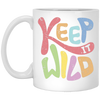 Keep It Wild, Keep It Real, Retro Wild, Wildworld White Mug