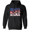 Groovy Mama, Retro Mama, American Mama, Mommy Pullover Hoodie