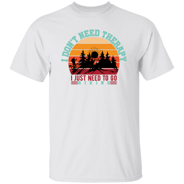 I Don't Need Therapy, I Just Need To Go Hiking, Retro Hiking Unisex T-Shirt
