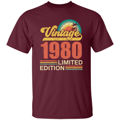 Hawaii 1980 Gift, Vintage 1980 Limited Gift, Retro 1980, Tropical Style Unisex T-Shirt