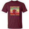 American Football Legend, Retro Of Football, Love My Football Team Unisex T-Shirt