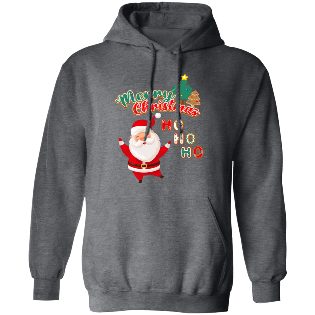 Merry Christmas, Ho Ho Ho, Love Christmas Pullover Hoodie