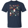 Love Noel, Funny Santa, Merry Christmas, Santa Claus Unisex T-Shirt