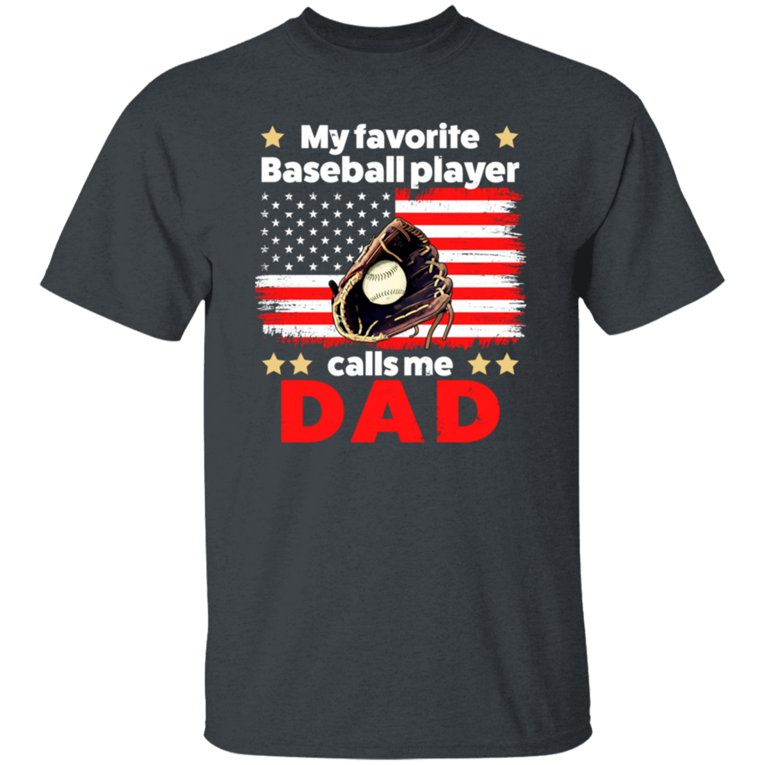 Father's Day Gift, My Baseball Player Calls Me Dad, Baseball Dad Unisex T-Shirt