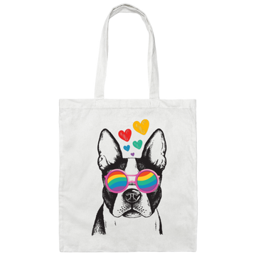 I Love Dog, Love my Dog, Best Dog Ever, LGBT Dog Canvas Tote Bag