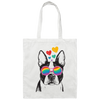 I Love Dog, Love my Dog, Best Dog Ever, LGBT Dog Canvas Tote Bag