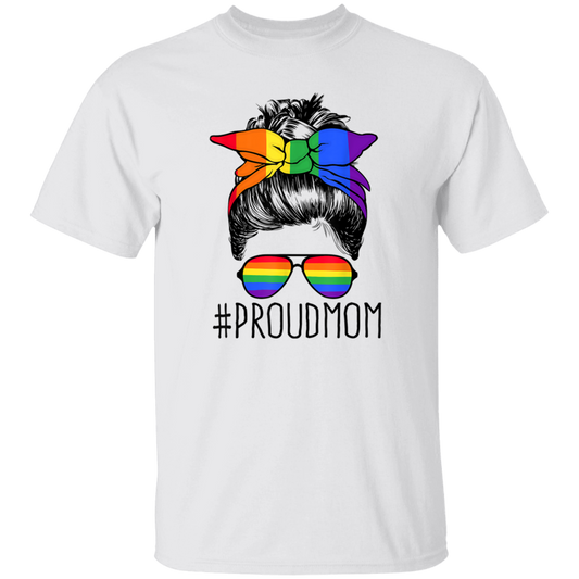 Freemomhugs, Proud Mom, Proud LGBT Mom, Messy Bun, Mother's Day Unisex T-Shirt