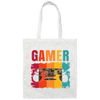 A Real Gamer, Nerd Or Geek Pro Canvas Tote Bag