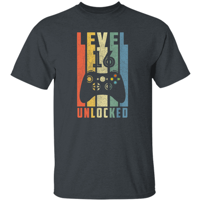 Level 16 Unlocked, 16th Video Gamer, 16th Birthday Gift, Retro 16th Gift Unisex T-Shirt