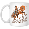 Cowboy Way, Life Is A Rodeo, On My Way, Live Like A Cowboy White Mug