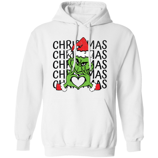 Grinchmas, Grinch Christmas, Green Grinch, Merry Christmas, Trendy Christmas Pullover Hoodie