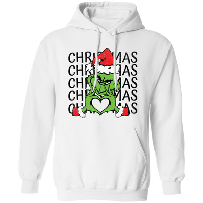 Grinchmas, Grinch Christmas, Green Grinch, Merry Christmas, Trendy Christmas Pullover Hoodie