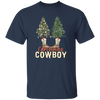 Christmas Tree, Christmas Cowboy, Cowboy, Merry Christmas Unisex T-Shirt