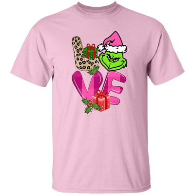 Love Grinch, Pink Grinch, Funny Love Grinch, Trendy Grinch, Merry Christmas, Trendy Christmas Unisex T-Shirt