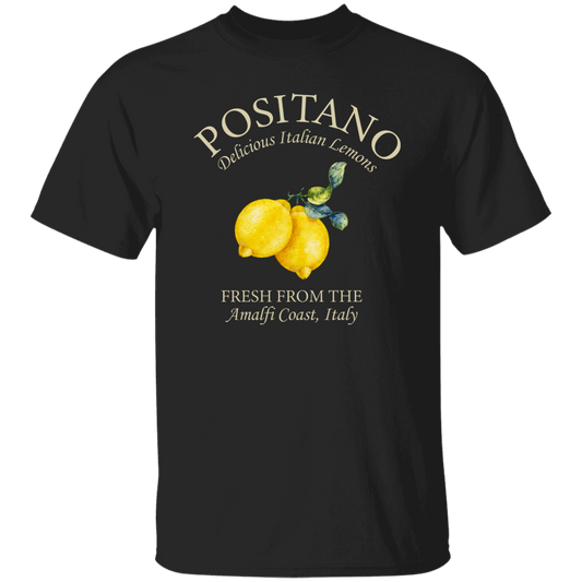 Indulge in the taste of Positano with our delicious Italian Lemons Unisex T-Shirt. Made from fresh lemons straight from the Amalfi Coast, this t-shirt is the perfect gift for any food lovers. The stylish design makes it a versatile addition to any wardrobe.