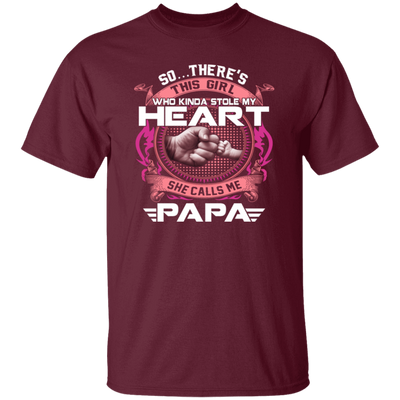 Daughter And Dad, She Calls Me Papa, My Best Daughter, Love Daughter Unisex T-Shirt