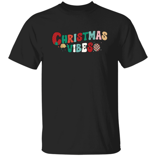 Christmas Vibes, Retro Christmas, Merry Christmas, Trendy Christmas Unisex T-Shirt