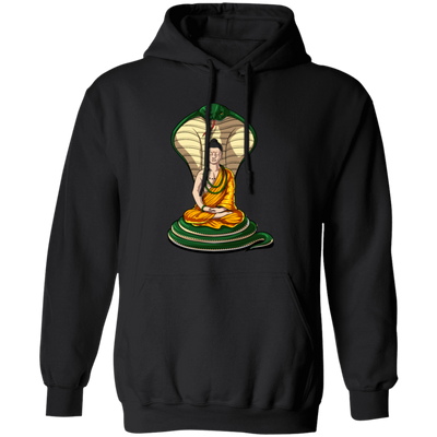 Buddha Cobra Snake, Zen Yoga, Meditation Hindu, Love Buddha Gift Pullover Hoodie