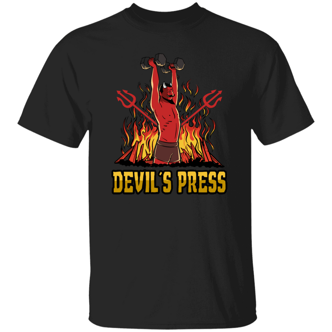 Devil Loveer Gift, Best Of Devil, Devil In Hell, Beside Fire Unisex T-Shirt