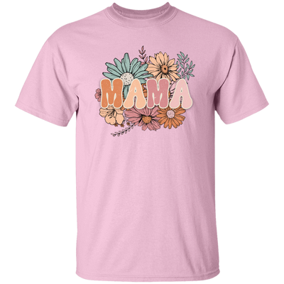 Mama Flowers Gift, Retro Flower, Vintage Flower For Mother's Day Unisex T-Shirt