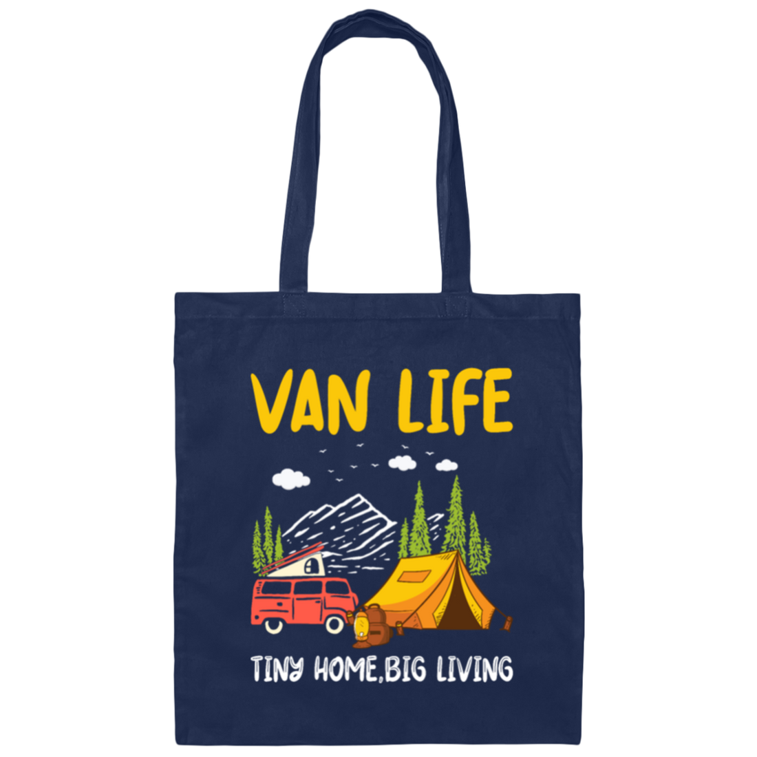 Van Life Traveler, Wanderlust Life Canvas Tote Bag