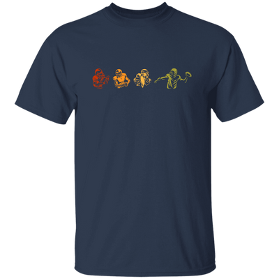Evolution Of American Football. Retro Football Lover Gift Unisex T-Shirt