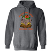 October Vibes, Halloween Party, Horror Party, Horror Pumpkin Pullover Hoodie