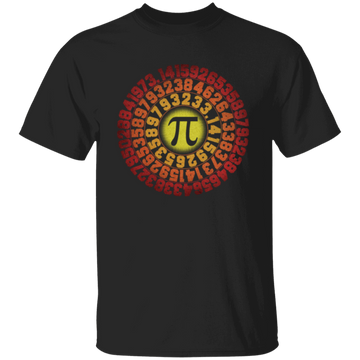 Captain Pi Retro, Pi Day Math Gift, Love Pi, Best Of Pi, Like A Sun Unisex T-Shirt