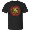 Captain Pi Retro, Pi Day Math Gift, Love Pi, Best Of Pi, Like A Sun Unisex T-Shirt
