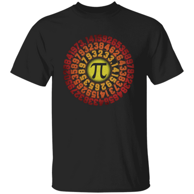 Captain Pi Retro, Pi Day Math Gift, Love Pi, Best Of Pi, Like A Sun Unisex T-Shirt