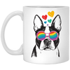 I Love Dog, Love my Dog, Best Dog Ever, LGBT Dog White Mug