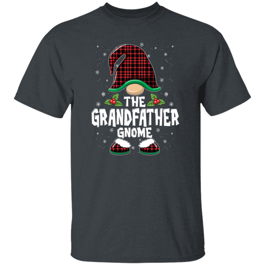 The Grandfather Gnome Present For Family, Xmas Cute Gnome Lover Unisex T-Shirt