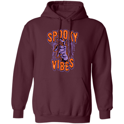 Spooky Vibes, Halloween Party, Halloween Holiday Pullover Hoodie