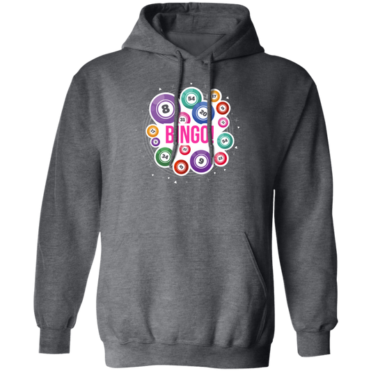 Go Bingo, Love Bingo, Best To Yell, Love To Holler In Bingo Pullover Hoodie